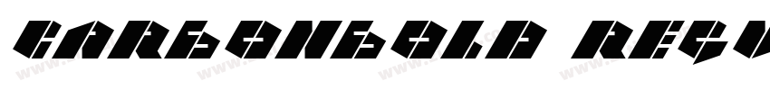 CarbonBold Regular字体转换